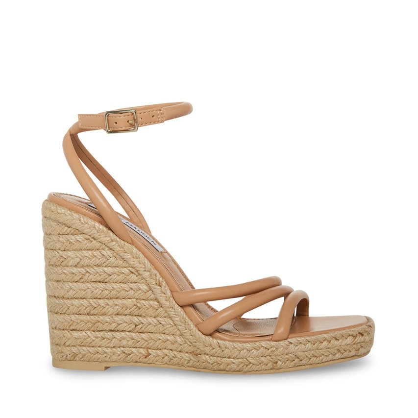 Brown Steve Madden Taylor Women\'s Wedges | PH 6150FHY